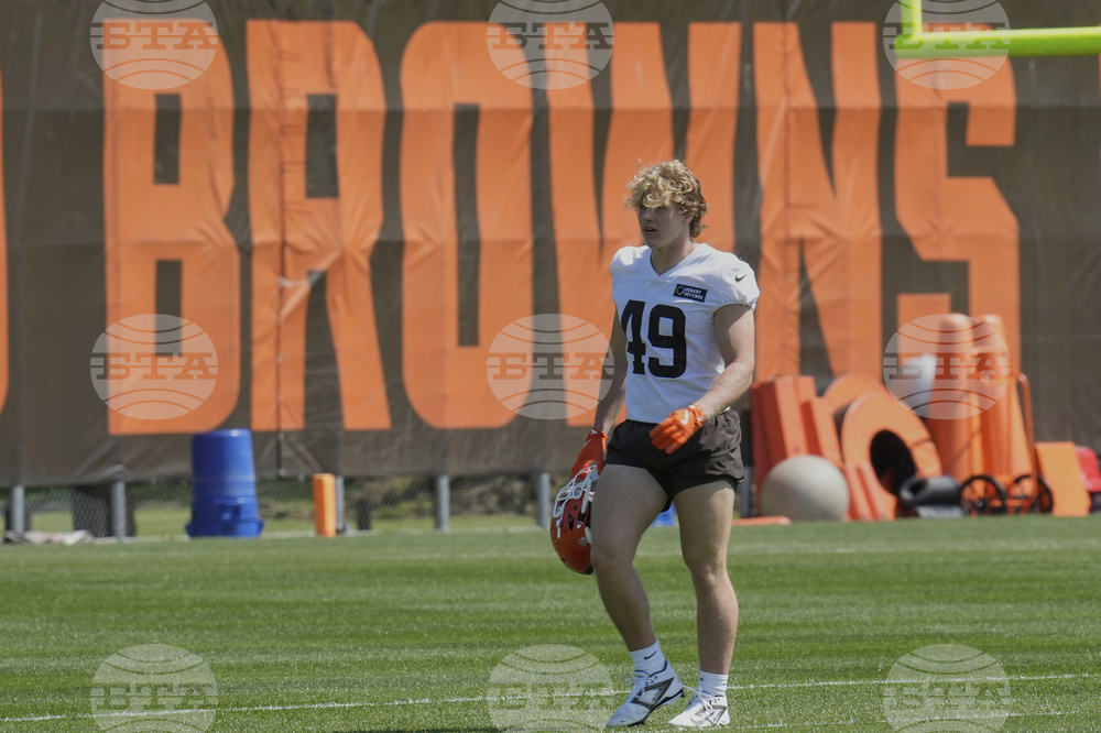 Browns Rookie Camp Football