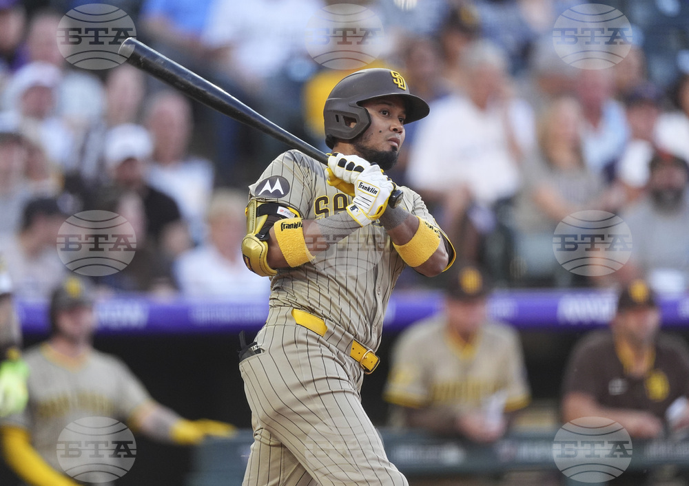 Padres Rockies Baseball
