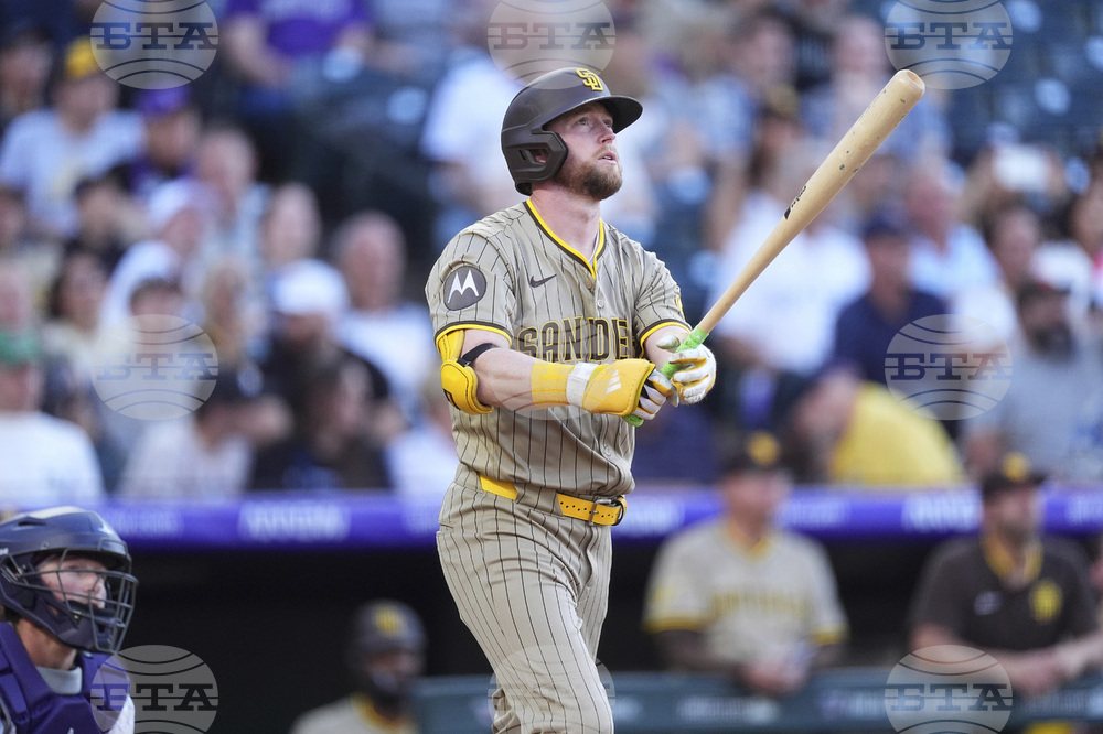Padres Rockies Baseball