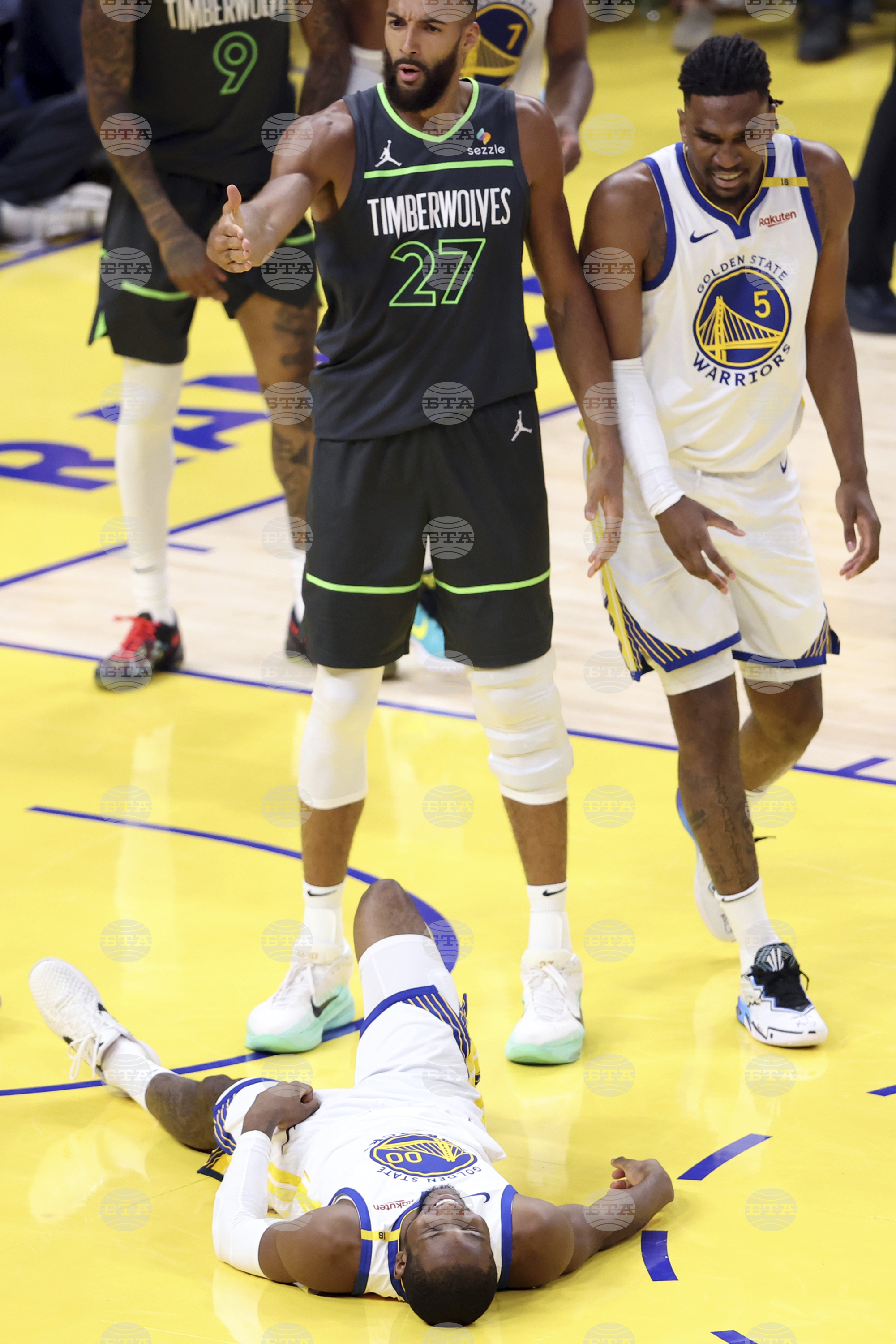 Warriors Timberwolves Basketball