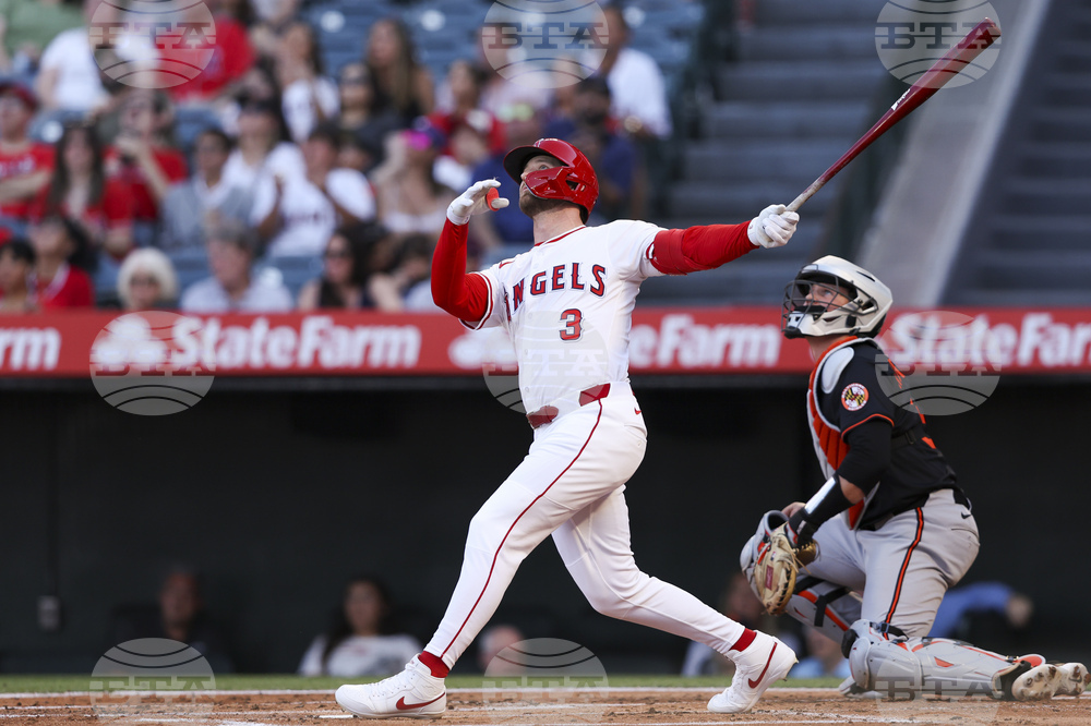Orioles Angels Baseball