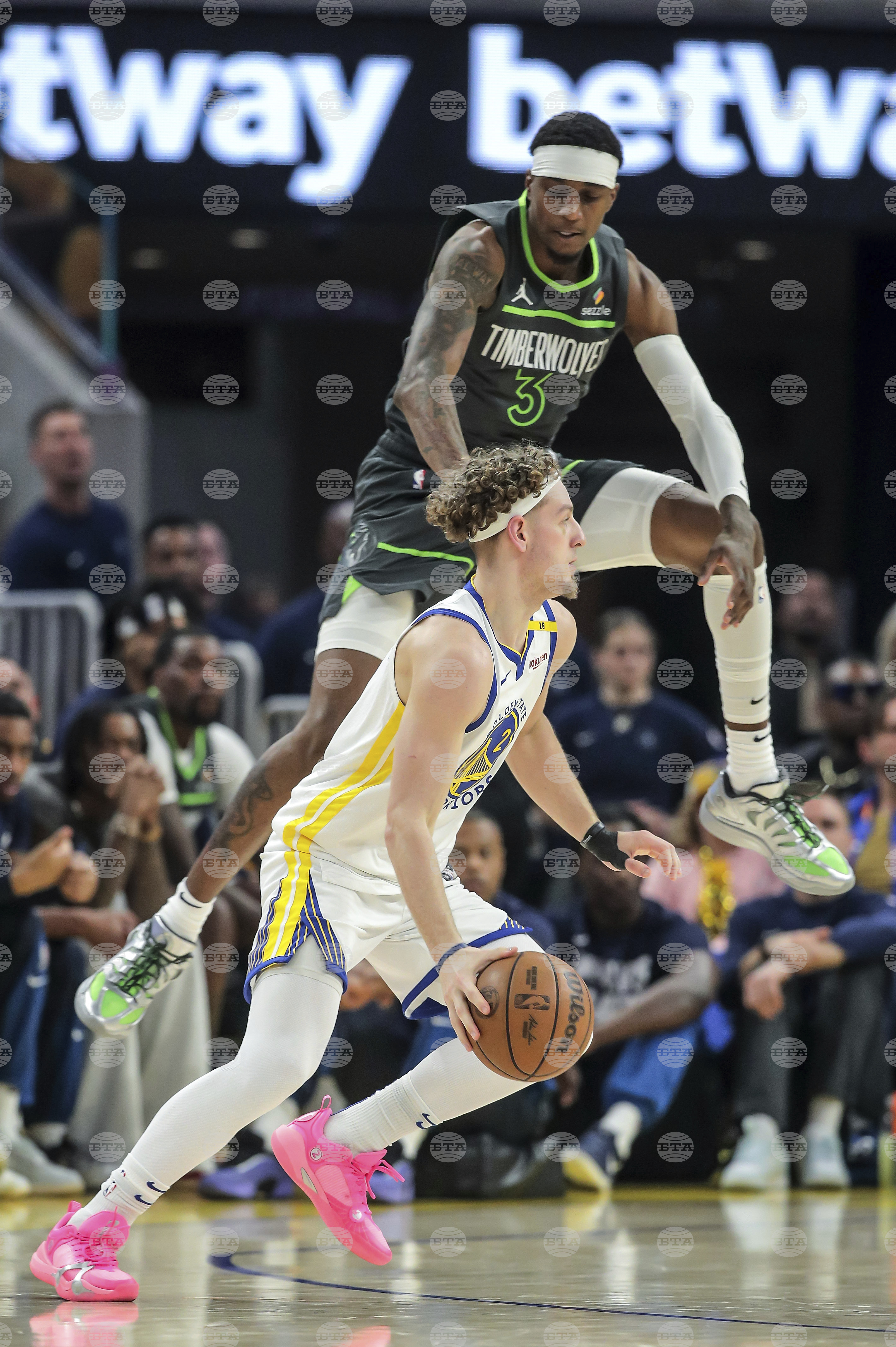Warriors Timberwolves Basketball