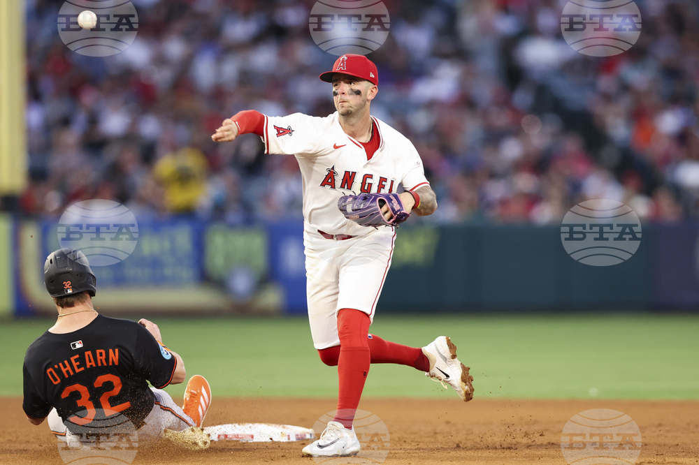 Orioles Angels Baseball