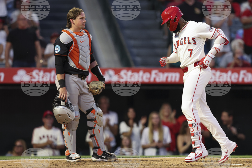 Orioles Angels Baseball