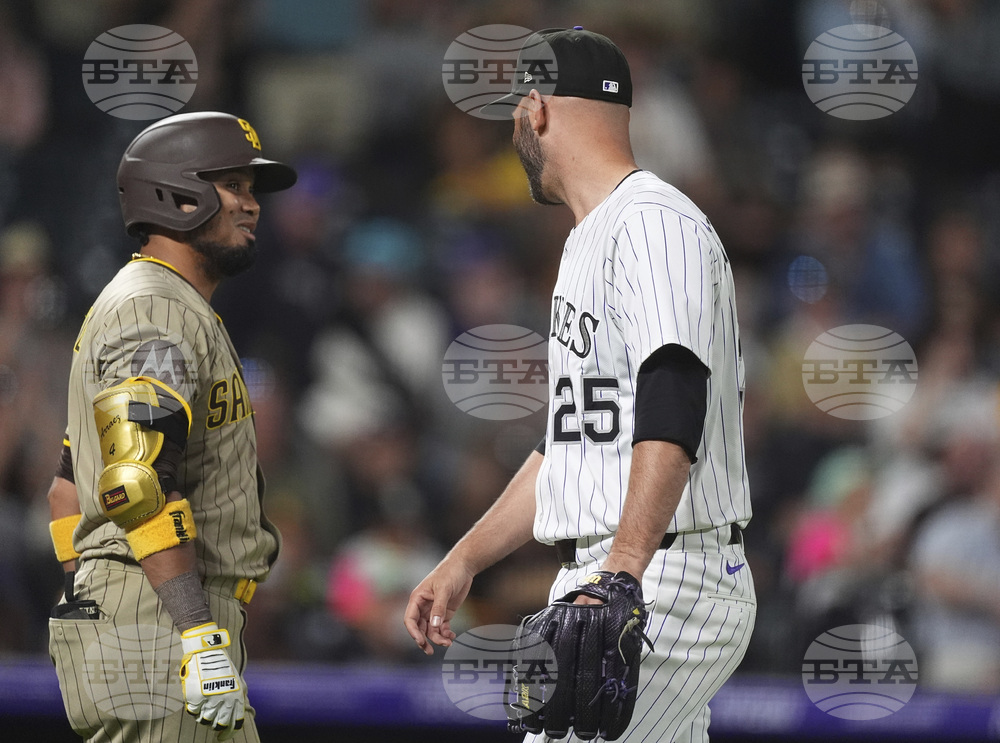 Padres Rockies Baseball