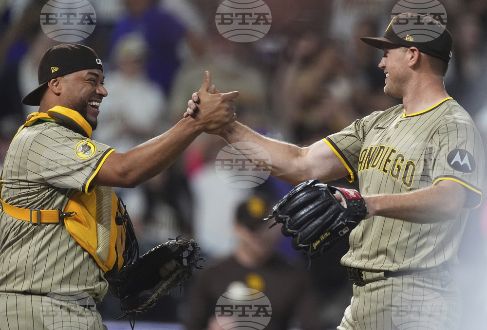Padres Rockies Baseball