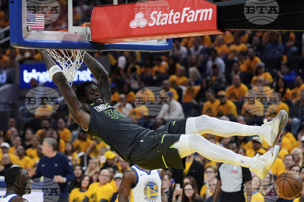 APTOPIX Timberwolves Warriors Basketball