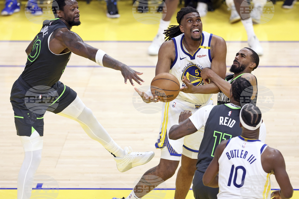 Warriors Timberwolves Basketball