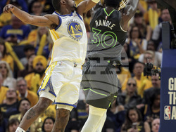 Warriors Timberwolves Basketball