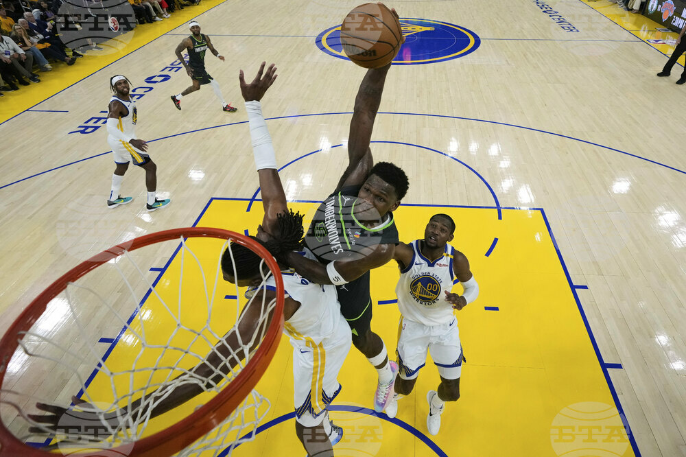 APTOPIX Timberwolves Warriors Basketball