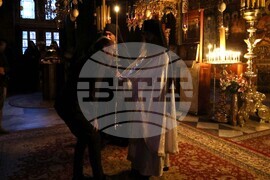 Гърция - Света Гора - Зографски манастир - богослужение и интронизация