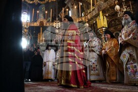 Гърция - Света Гора - Зографски манастир - богослужение и интронизация