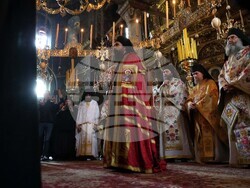 Гърция - Света Гора - Зографски манастир - богослужение и интронизация