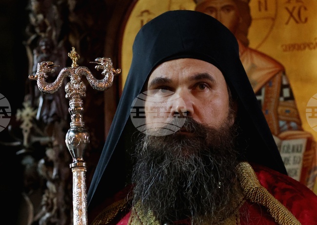 Archimandrite Gabriel Enthroned as Hegumen of Zograf Monastery