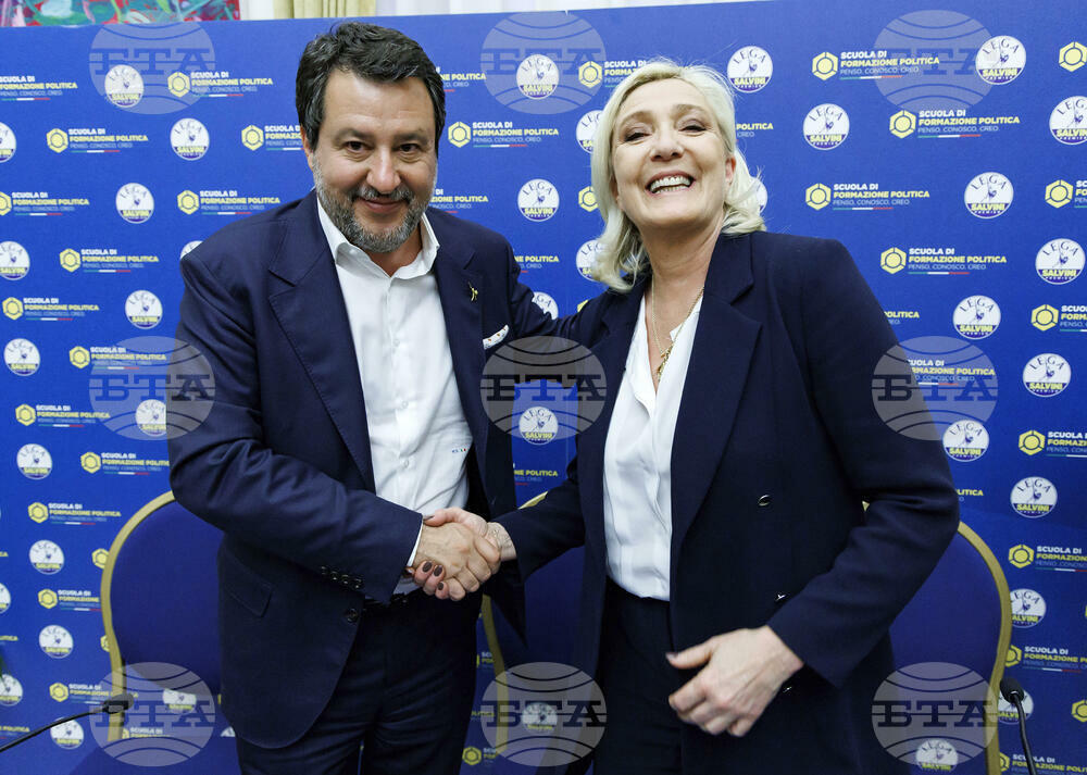 Italy Marine Le Pen