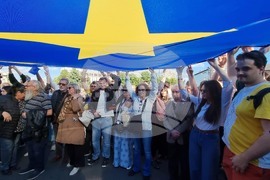 Румъния - Никушор Дан - митинг
