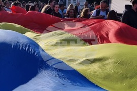Румъния - Никушор Дан - митинг