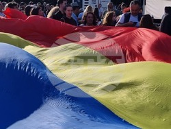 Румъния - Никушор Дан - митинг