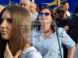 Румъния - Никушор Дан - митинг