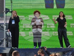 Румъния - Никушор Дан - митинг