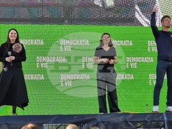 Румъния - Никушор Дан - митинг