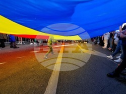 Румъния - Никушор Дан - митинг