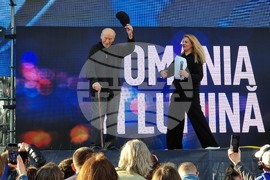 Румъния - Никушор Дан - митинг
