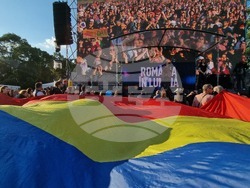 Румъния - Никушор Дан - митинг