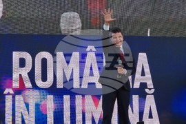 Румъния - Никушор Дан - митинг