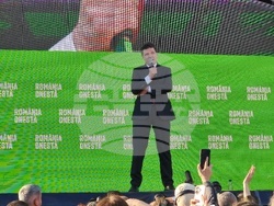 Румъния - Никушор Дан - митинг