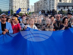 Румъния - Никушор Дан - митинг
