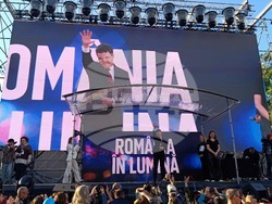 Румъния - Никушор Дан - митинг