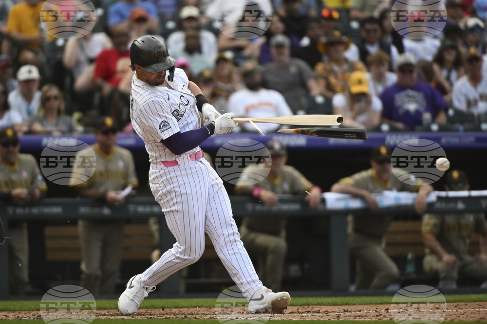 Padres Rockies Baseball