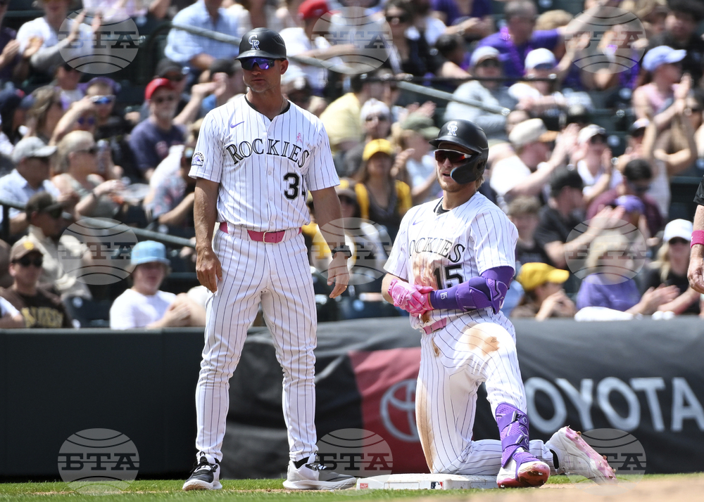 Padres Rockies Baseball