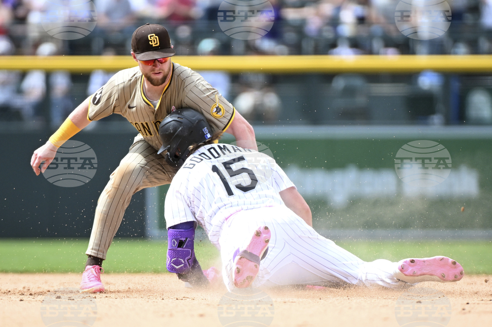 Padres Rockies Baseball