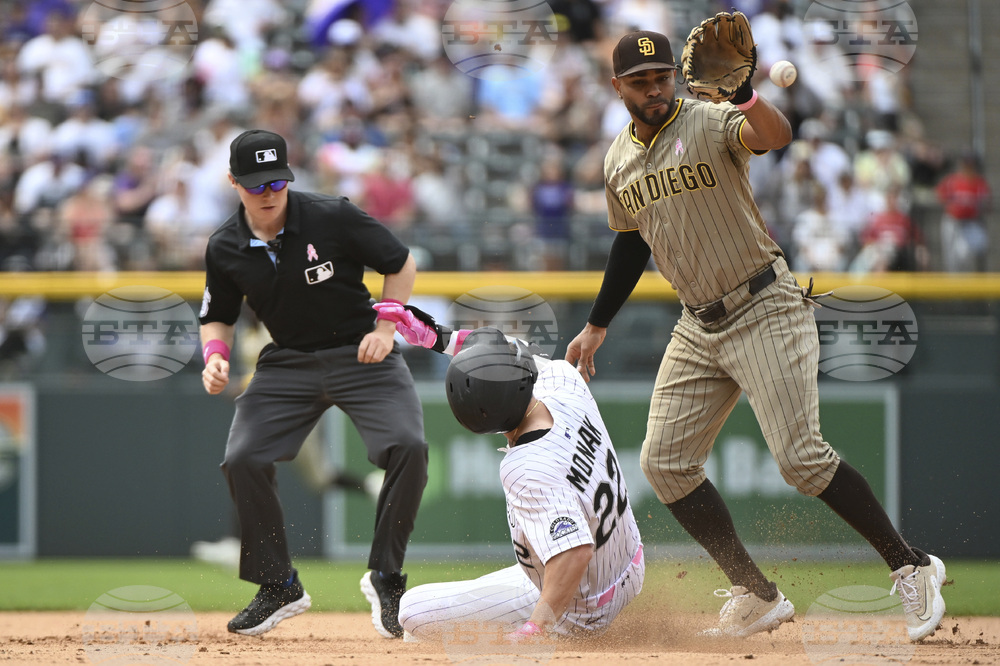 Padres Rockies Baseball