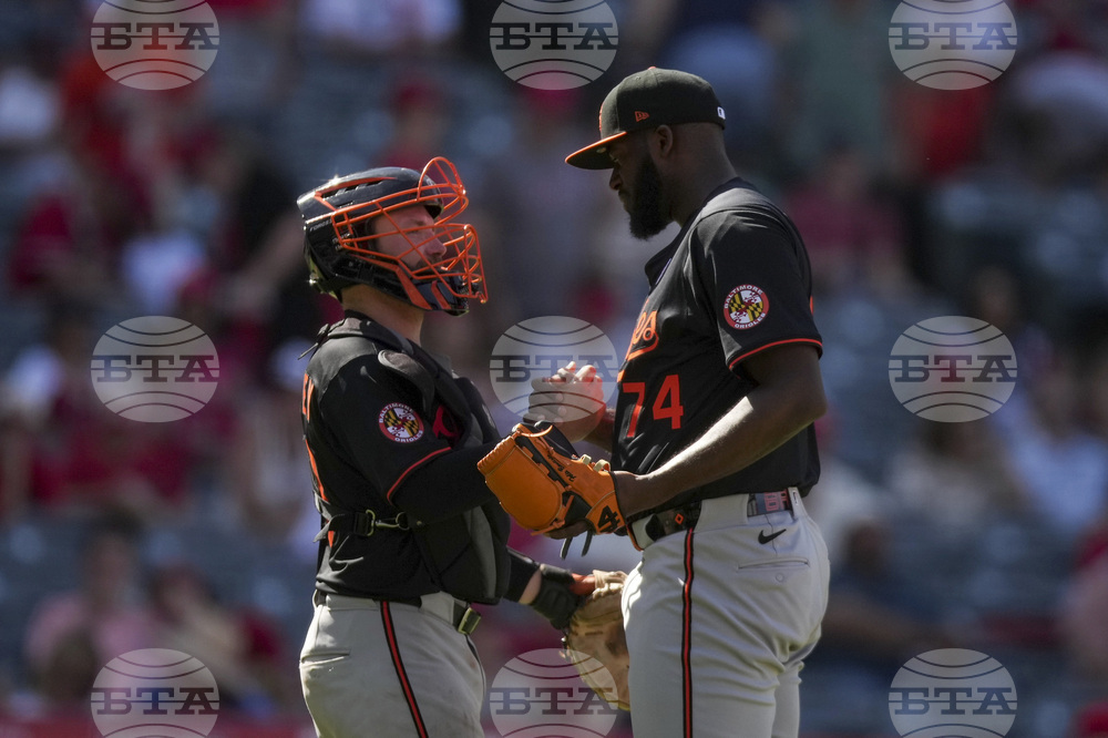 Orioles Angels Baseball