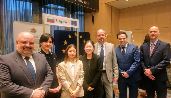 България бе представена с щанд по време на отбелязване на Деня на Европа в Сеул