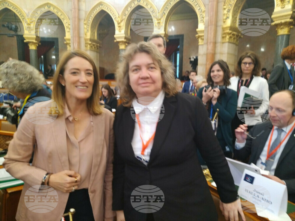 Председателят на Народното събрание Наталия Киселова се срещна с председателя на Европейския парламент Роберта Мецола