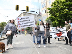 Синдикат на медицинските специалисти - протест