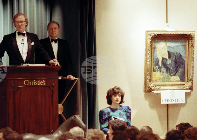 Картината на Винсент ван Гог „Портрет на д-р Гаше“ е продадена на търг за рекордната сума от 82,5 милиона долара на 15 май 1990 г.