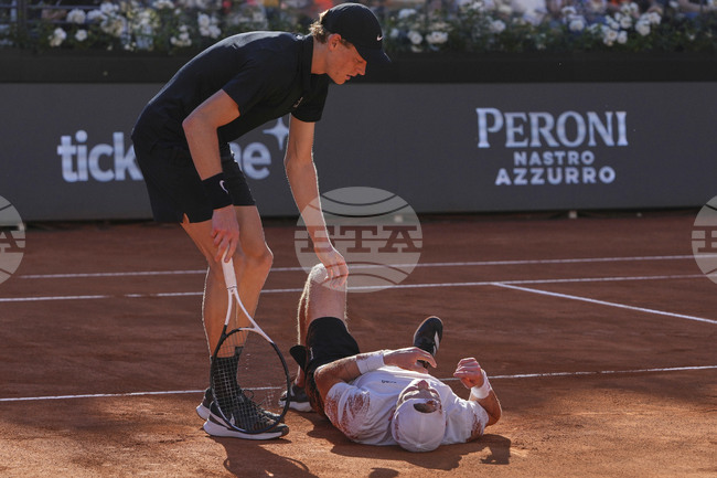 Яник Синер записа нова победа на турнира по тенис в Рим