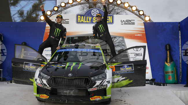 Оливер Солберг продължава да заема първо място в автомобилното Рали Монте Карло
