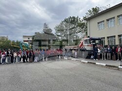 Казанлък - ОУ „Мати Болгария“ - физкултурен салон - първа копка