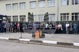 Казанлък - ОУ „Мати Болгария“ - физкултурен салон - първа копка