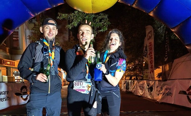 В дъждовно време незрящият Виктор Асенов пробяга 80 км на Асеновградски баири