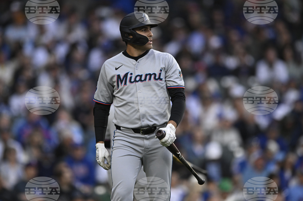 Marlins Cubs Baseball