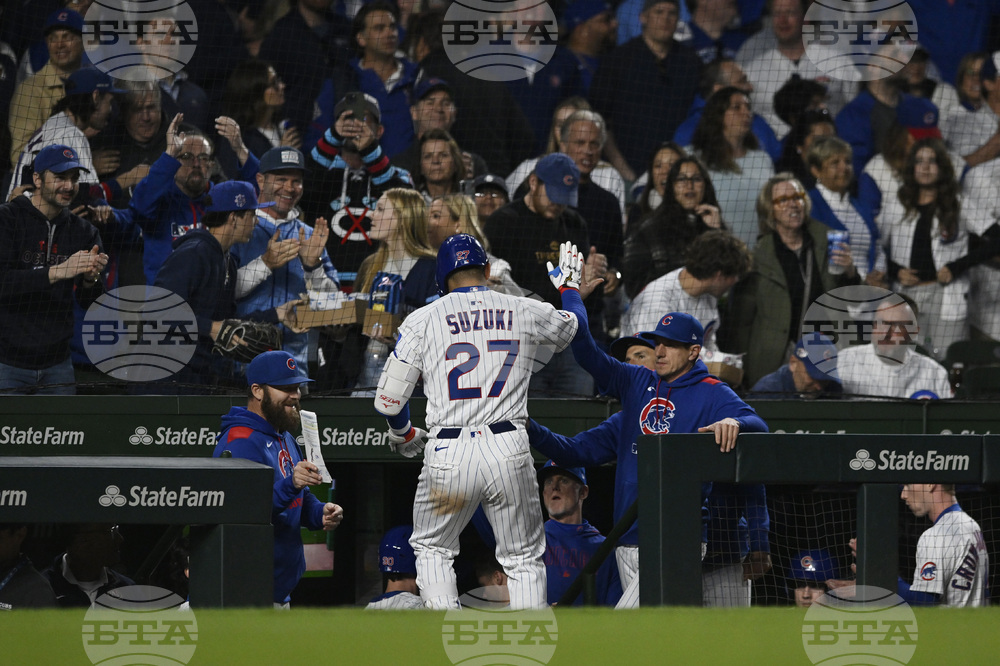 Marlins Cubs Baseball