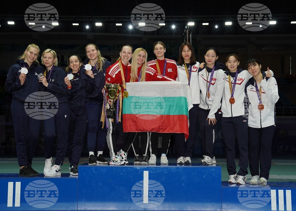 Bulgarian Team Wins Gold in Women's Fencing World Cup in Tashkent