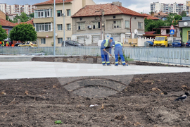 Шумен - инж. Андреан Ваньов - брифинг - облагородяване на локалното платно на ул. „Марица“